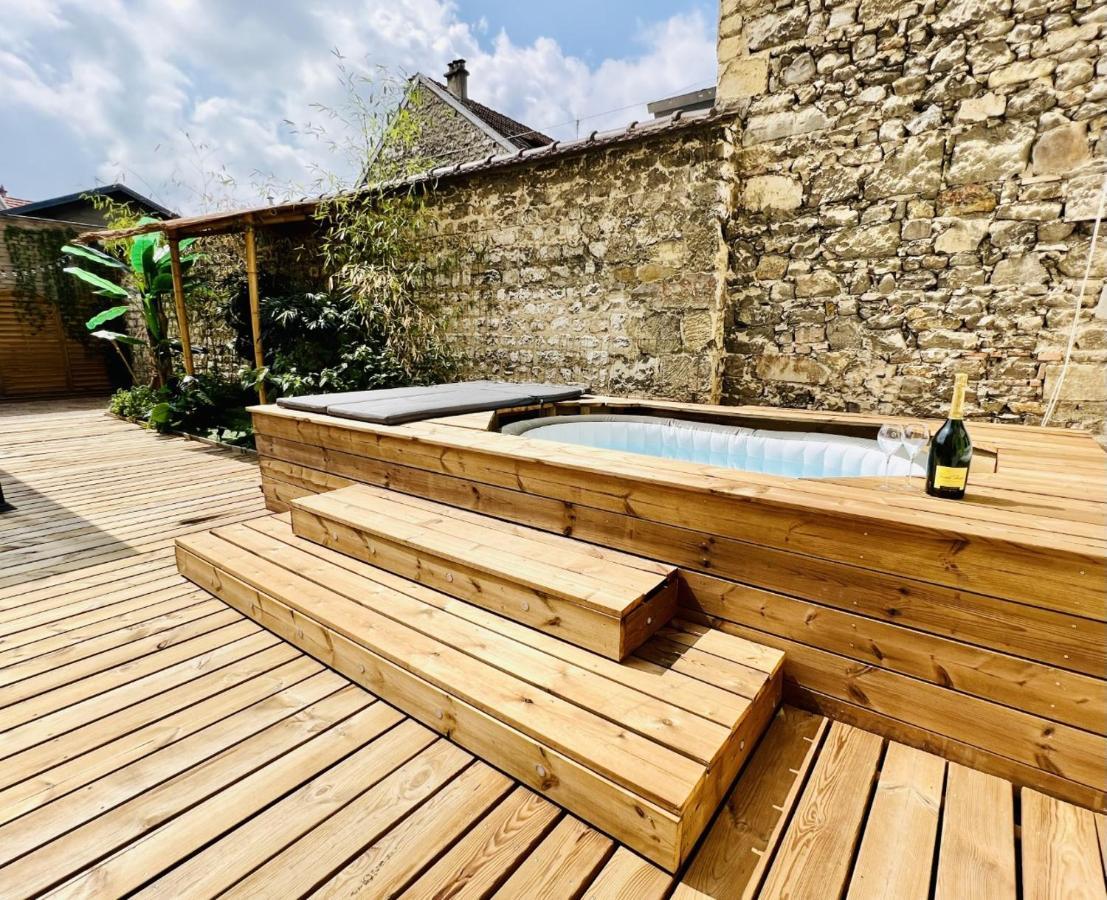Ferienwohnung Le Jardin D'Eden Reims Exterior foto